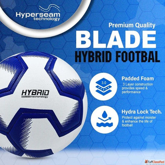 Synco Blade Hybrid Football TPU with Hydralock Tech White