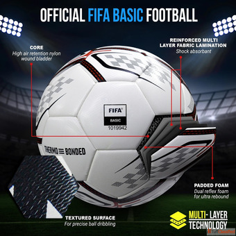 Synco Aero Thermobonded Football TPU Professional Match Ball
