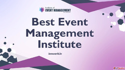 Event Management Courses in Delhi IEM Institute