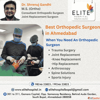 Best Orthopedic Surgeon in Ahmedabad - Comprehensive Bone Joint Care Dr. Shrenuj Gandhi