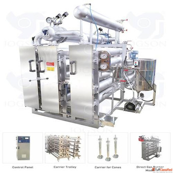 High Performance HTHP Horizontal Tubular Dyeing Machine Excellent Condition