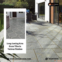 Long-Lasting Kota Stone Tiles in Various Finishes