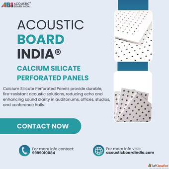Acoustic Panels in Delhi Calcium Silicate Perforated Panels Near Me