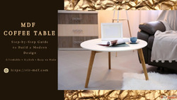 DIY Modern MDF Coffee Table Sleek Affordable Build Guide