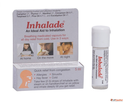 Inhalade - Natural Drops for Blocked Nose Sinus Relief