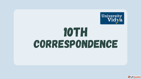 Shape Your Future with 10th Correspondence Online Course