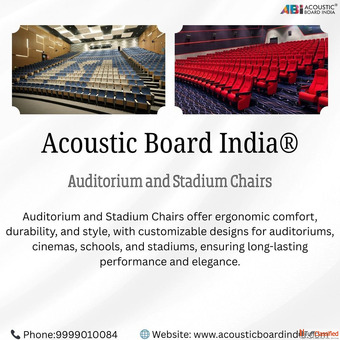 Auditorium Acoustics in Delhi Best Stadium Chairs in Rohini