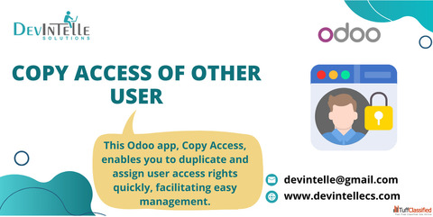 Copy Access of Other User in Odoo