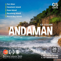 Andaman Tour Packages From Kochi