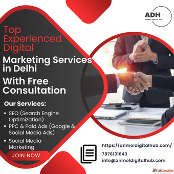 Top Experienced Digital Marketing Services in Delhi With Free Consultation
