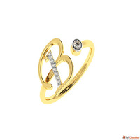 Alphabet Rings - Personalized Jewellery with Sparkle Neel Je...