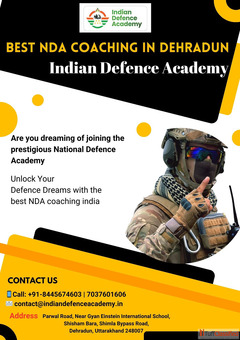 Secure Success with the Best NDA Coaching in Dehradun at Indian Defence Academy