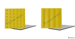 PU Tactile Tiles - Anti-Slip Weather-Resistant