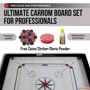 Synco 32 Inch Chakri Carrom Board 4mm Ply Indian Plywood