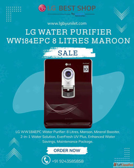 LG Water Purifier WW184EPC 8 Litres Maroon