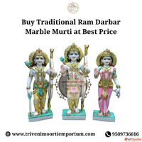 Buy Traditional Ram Darbar Marble Murti at Best Price