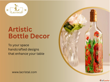Handicraft Decorative Glass Bottles to Enhance Your Living Space