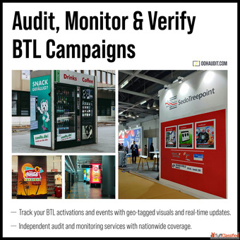 BTL Campaign Tracking Services for Brands in India - OOH Audit