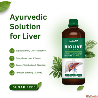 Herbal Liver Tonic - Best Ayurvedic Syrup for Fatty Liver