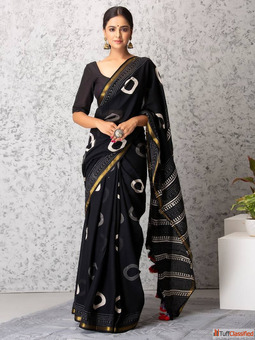 Glamorous Black Sarees - Shop Designer Styles Online at Mirraw