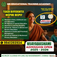 Montessori Teacher Training Institute in Chennai