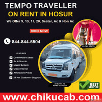 Tempo Traveller in Hosur - Comfortable Budget-Friendly Chiku...
