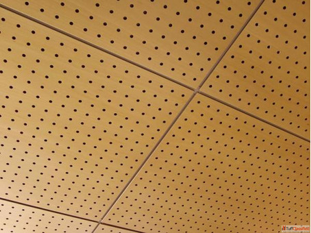 Stylish Wooden Perforated Acoustic Panels for Interiors