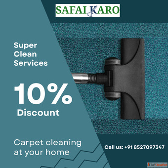 Get affordable carpet cleaning services in Delhi from SafaiKaro