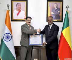 H.E. Erick Jean Marie Zinsou Becomes Patron of Indo Benin Fi...