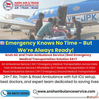 Fly Safe and Fast Ansh Air Ambulance Service in Guwahati Reliable Medical Transportation