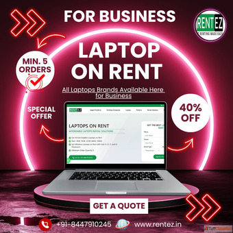 Rent Laptops in Delhi - Affordable Reliable RentEZ
