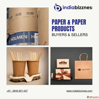 Paper and Paper Products Buyers and Seller - IndiaBizzness B2B Portal
