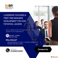 Leadership coaching and first time Manager Development