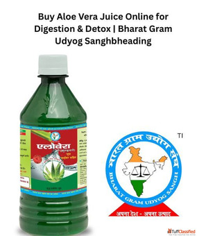 Buy Aloe Vera Juice Online for Digestion Detox Bharat Gram Udyog Sangh