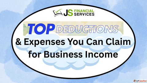 Top Deductions and Expenses You Can Claim for Business Income