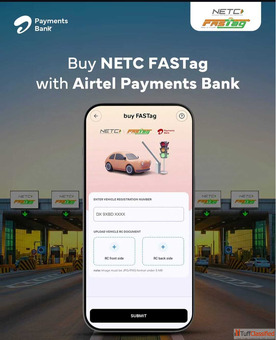 Apply FASTag Online - Airtel Payments Bank