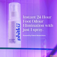 PHITKU Alum Infused Foot Spray Natural Solution for Smelly F...