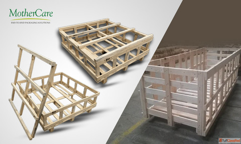 Premium Pinewood Crates Manufacturer - Mothercare Packaging