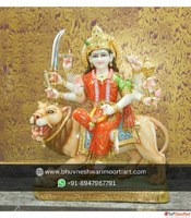 Grace Your Home With Maa Durga Marble Statue