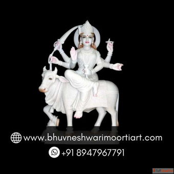 Grace Your Home With Maa Durga Marble Statue