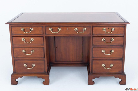 Period Georgian Desk Mahogany Writing Table