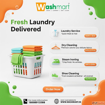 Laundry Dry Cleaning Services in Nadala Kapurthala 144624 Washmart