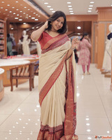 Diwali Festive Deal - Semi Tussar Saree with Ajrak Design 69...