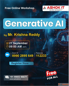 Free Online Workshop on Gen AI by Mr. Krishna Reddy Ashok IT