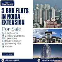 Purchase 3 BHK Flats in Noida Extension Now