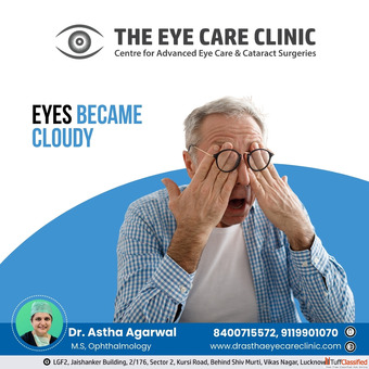 Best Cataract surgeon in Lucknow Near Madiyaon Jankipuram Aliganj The Eye Care Clinic