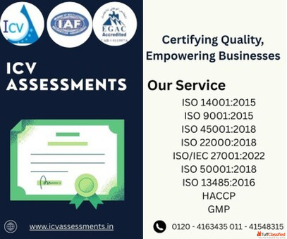 ICV Experts in HACCP GMP ISO Certification Services