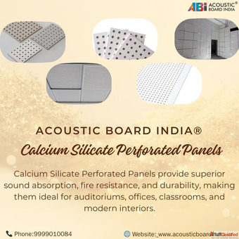 Calcium Silicate Perforated Panels - Durable Acoustic Solutions