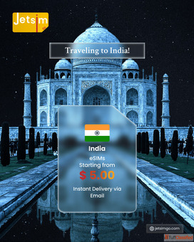 Buy eSIM Online India - Prepaid India eSIM for Easy Travel