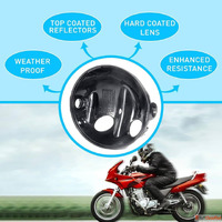 Uno Minda 5115-049 Head Light DOME for YAMAHA RX-100